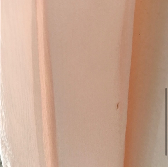 Amsale Silk-Chiffon Light Peach Gown - Picture 8 of 8